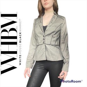 WHBM Madame Secretary Low-Cut Blazer